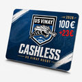 Recharge Cashless 100€ + 23€